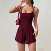 Amazon Europeo y Americano Transfronterizo 2026 Verano Nuevo Mono Corto Casual sin Tirantes para Mujer Pierna Ancha Ajuste Holgado