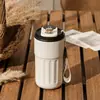 Taza de café aislada de gran capacidad con asa, Taza termo de café de acero inoxidable 316 portátil, Regalo de negocios, Logo personalizado