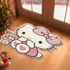 Amazon Desenho Animado Fofo Stitch Alien Pele Amigável Veludo de Cristal Tapete Antiderrapante Resistente à Sujeira Fácil de Limpar Tapete de Chão
