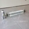 Limpador de Escova de Rolos Não Motorizado para Esteira Rolante 1.6m Limpador de Rolos Elétrico Remoção de Poeira Polimento Limpeza