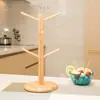 Nuevo estilo japonés y coreano ZAKKA portavasos simple de árbol estante de almacenamiento de tazas de bambú portavasos directo de fábrica por lotes