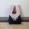 Bolsa Cuadrada Pequeña Bolsa Tejida Bolsa Tejida Decorativa Bolso de Mano para Mujer Bolso de Mano Lindo Bolsa de Regalo de Año Nuevo Bolsa para Dulces