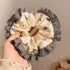 Nueva Colección Estilo Coreano de Gomas para el Cabello de Doble Capa de Alta Gama con Adorno de Encaje y Accesorios para el Cabello
