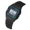 Comércio Exterior Popular Relógio Digital LED Wr F91W Pulseira de Aço A159 Estilo Harajuku Relógio de Moda Relógio Digital Multifuncional