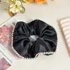 Elástico de Cabelo Estilo Coreano com Strass Brilhantes, Acessório de Cabelo de Luxo para Rabos de Cavalo e Penteados, Corda de Cabelo, Atacado em Estoque
