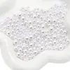 Cuentas Redondas Imitación Perla Iridiscentes No Porosas de ABS de 3-8 mm, Cuentas Sueltas, Accesorios Hechos a Mano para DIY, Decoración, Relleno para Caja de Maquillaje Macaron