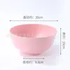 Bol grande de paja de trigo de 20 cm, bol para fideos instantáneos, bol para ramen, dormitorio de estudiante, resistente a caídas, plástico PP para el hogar, bol para sopa, bol para fideos de arroz