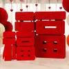 Suprimentos de Decoração de Ano Novo Celebração de Inauguração Ornamento 3D com Caractere 'Fu' Novo Estilo 2027 Decoração de Cena para Sala de Estar e Quarto do Festival da Primavera