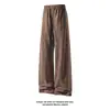 Colección Otoño 2026: Pantalones Tejidos de Gamuza Blanca con Patrón de Estrellas, Tallas M-5XL, HK261046-Especial P34