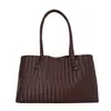 Bolso Tote Casual Retro de Color Sólido de Gran Capacidad 2026 Nuevo Estilo de Principios de Otoño Bolso de Hombro de Alto Valor para Mujer Bolso de Moda para el Trabajo