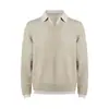 Suéter Retro Americano de Punto Falso de Dos Piezas con Solapa Unisex Invierno Diario Estilo Perezoso Versátil Casual Prendas de Punto Moderno