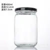 Botellas de Miel al por Mayor, Frascos Transparentes Sellados, Frascos de Vidrio Grandes para Mermelada, Frascos de Vidrio Redondos para Pepinillos con Tapas, Fabricante