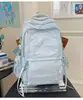 Mochila leve de cor sólida estilo japonês, adequada para viagens ao ar livre, com grande capacidade, versátil para uso casual e ideal como mochila para o dia a dia para estudantes universitários.