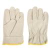 Guantes Cortos de Soldadura Eléctrica Hechos de Piel de Vaca Suave, Adecuados para Manejo de Trabajos, Completamente de Cuero, Engrosados, Cosidos, para Miembros de la Tripulación, Protección Laboral, Guantes Resistentes al Calor y al Desgaste