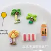 Dibujo Animado Infantil Verano Coco Tabla de Surf Resina Accesorios DIY Accesorios para el Cabello Caja de Almacenamiento Hebilla de Zapato Imán para Refrigerador Material