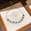 Pulsera Extraíble Ovalada de Circonita, Retro, Personalizada, Moderna, Exquisita, Elegante Pulsera, Lujo Ligero, Joyería de Gama Alta para Mujeres