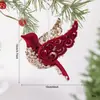 Adornos de lentejuelas y flocado navideños transfronterizos, decoraciones para árboles de Navidad, colgantes decorativos para la atmósfera de Año Nuevo y bodas en tiendas