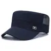 Gorra de béisbol de visera plana y grande, protección solar, malla transpirable, unisex, sombrero de sol de secado rápido para verano, sombrero casual