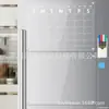 Pizarra de Mensajes Acrílica Tablero de Notas Tablero de Exhibición Tablero Magnético Acrílico Tablero Magnético Transparente de Acrílico Calendario de Refrigerador
