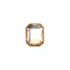 Nuevos Accesorios de Arte de Uñas de Celebridad de Internet, Pedrería de Cristal Octagonal con Acabado de Borde de Aleación Iridiscente, Decoración de Estilo Lujo Ligero Zs1886 con Pedrería