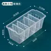 Caja de Almacenamiento Transparente para Escritorio Cesta de Almacenamiento Rectangular de Plástico Caja Organizadora con Cajones Caja de Almacenamiento Multifuncional Cesta de Almacenamiento