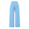 Venta al por mayor de ropa para mujer estilo europeo y americano transfronteriza 2026 otoño nuevo pantalones deportivos casuales retro americanos de cintura elástica de pierna recta