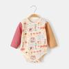 Roupas de Bebê Sem Ossos para Meninos e Meninas, Roupa de Fazer Cocô, Proteção de Barriga, Chapéus Triangulares de Primavera e Outono para Bebês, Roupas de Dormir para Recém-nascidos, Macacão de Outono e Inverno