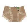 Ropa Interior de Modal para Mujer, Seda de Morera 7A, Antibacteriana, Entrepierna Extendida, Ribete de Encaje, Estilo Puro Deseo, Venta al por Mayor para Damas