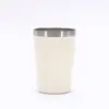 Vaso de leche pequeño de acero inoxidable 304 estilo Foreign Trade Ins, taza de café de doble capa con sublimación, taza de agua portátil con aislamiento térmico para bebidas frías.