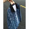 Camisa de manga larga con corduroy y tie-dye de doble técnica, nueva de otoño para hombre CY26406 especial P35