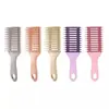 Pente Curvo com Dentes Largos, Pente Massageador Alisante de Cabelo Feminino, Ferramenta de Volumização e Modelagem Atacado