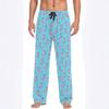 2025 AliExpress Amazon Nuevos Pantalones de Pijama para el Hogar con Estampado Abstracto 3D Explosiones Transfronterizas Pantalones de Pareja Graffiti