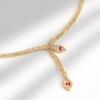Cadena de Cintura con Forma de Serpiente de Pedrería a la Moda, Estilo Europeo y Americano, Cadena de Cintura Sexy de Verano para Playa, Borla de Metal