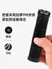 Manoplas de guidão de bicicleta com trava unilateral, borracha TPE, antiderrapantes, absorventes de choque, adequadas para bicicletas de montanha e BMX