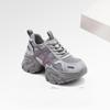 Sapatos Casuais da Moda para Mulheres 2025 Outono e Inverno Novos Tendência Retro Plataforma Patchwork Aumento de Altura Malha Esportivos Sapatos Pai para Mulheres
