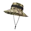 Sombrero de pescador para hombre, gorra tipo cubeta de camuflaje para verano, gorra de red, gorra de pesca, gorra protectora solar para montañismo al aire libre, gorra solar, gorra protectora solar