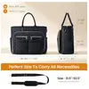 Bolso de Mano para Viajes Transfronterizos Nuevo Bolso de Trabajo para Laptop para Mujer Bolso Tote de Trabajo Bolso de Enfermera con Portavasos