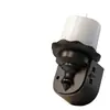 Luz nocturna retro enchufable GY276, con un diseño tipo vela con efectos de llama dinámicos, una lámpara de noche de alta gama con sensor de movimiento para el dormitorio