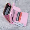 2023 Nuevo Monedero Corto Transfronterizo para Mujer Cuero Encerado al Aceite Vintage Monedero con Hebilla Bolsa para Monedas Billetera Pequeña para Mujer