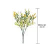 Flores de Plástico Lavanda para Casamento Flores Artificiais Transfronteiriças Fabricante Decoração de Casa Parede de Flores Parede de Plantas Flores Artificiais Estilo Ins