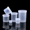 Frasco de Plástico Transparente de Boca Ancha de 500ml Botella de Empaque Recto