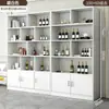 Armario para vinos, estante multi-nivel para pared de sala de estar, vitrina para vinos, vitrina de exhibición de productos, armario de almacenamiento