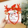 Tiara de Chifre com Bola de Pelo Vermelha de Natal Bastão Torcido Outono e Inverno Tiara de Chifre de Árvore de Natal Acessórios Versáteis para Cabelo para Fotos