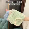Pantalones interiores de mujer talla grande estilo japonés, cintura media-alta, sin costuras, encaje dulce, control de abdomen, transpirables, amigables con la piel, calzones para mujer de 100 kg