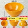 Cuencos Pequeños de Melamina de Colores, Cuencos para Comida Rápida, Cuencos de Arroz Imitación Porcelana, Cuencos de Plástico para Sopa, Cuencos para Salsas de Restaurante Hot Pot, Vajilla para el Hogar, Cuencos Anticaídas