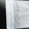 Bolsa con cierre de cremallera de PE personalizada, bolsa de embalaje transparente, bolsa transparente con cordón para ropa interior de bebé y niños, bolsa de embalaje para ropa interior