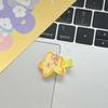 Bonito amarelo blush estrela-do-mar hairpin ins coração da menina lado clip bangs clip estilo japonês leite amarelo headwear para as mulheres