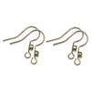 Aretes de Cobre en Blanco Personalizados Accesorios de Joyería Aretes Hechos a Mano Material para Hacer Aretes Vaso del Este Gancho para Oreja Coreano