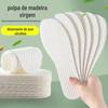 Palmilhas descartáveis Palmilhas sanitárias Palmilhas de papel Desodorante absorvente de suor feminino Masculino Papel de verão Polpa de madeira Verão Ultrafino