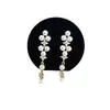 Pendientes de Borla de Perla con Forma de Gota de Agua Super Hada Estilo Coreano para Mujer, Moda de Nicho, Lujo Ligero, Pendientes Dulces y Versátiles